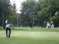 Florian Fritsch  tries to save Par (doppelbogey)  BMW Open Hole 2