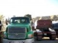 Parking semi truck