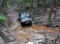 Toyota Land Cruiser  80 series on boatramp Choccolocco Mountain